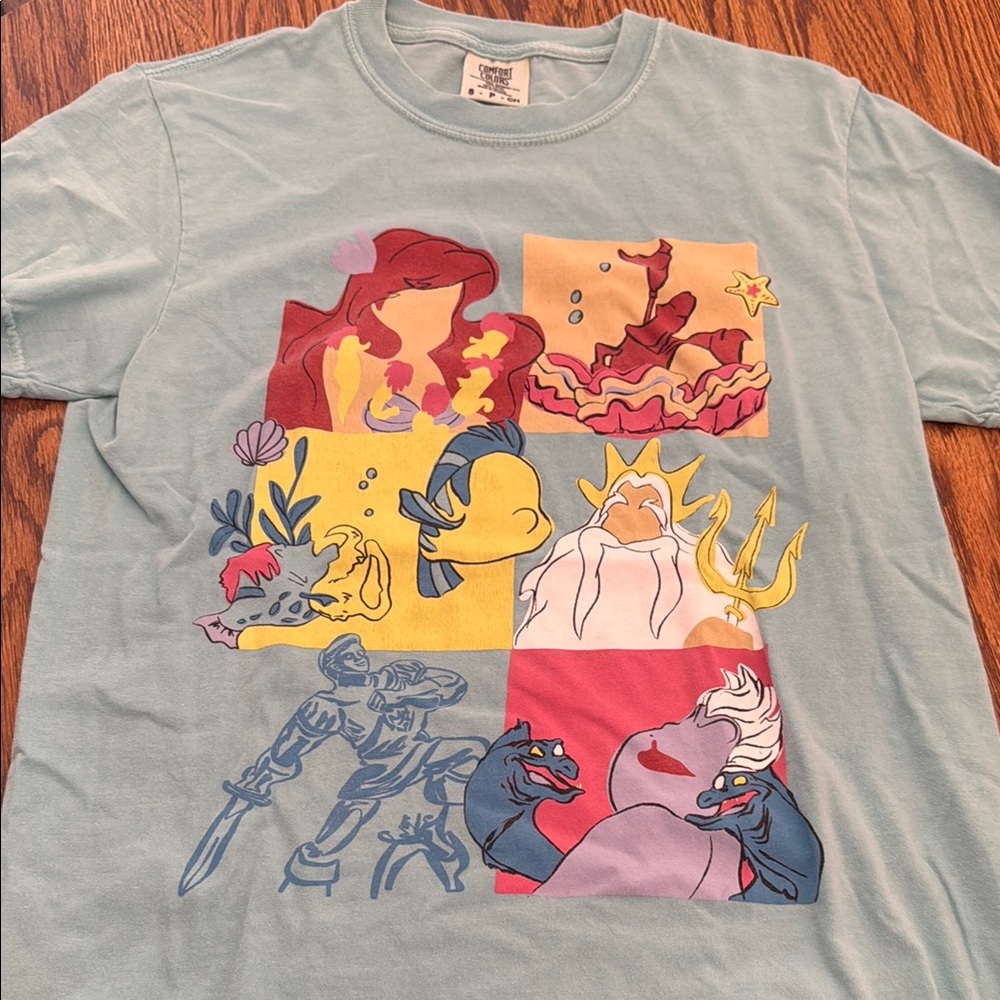Disney Little Mermaid Character Tee